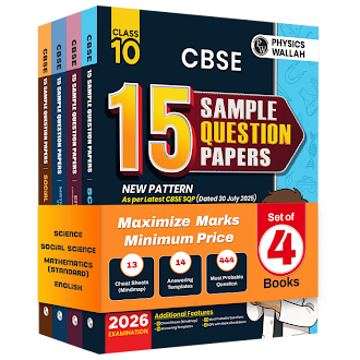 CBSE Class 10 Sample Papers Combo of 4 Books - Science, Maths, English & Social Science for 2026 Exams ( As Per Latest SQP Dated 30 July 2025)