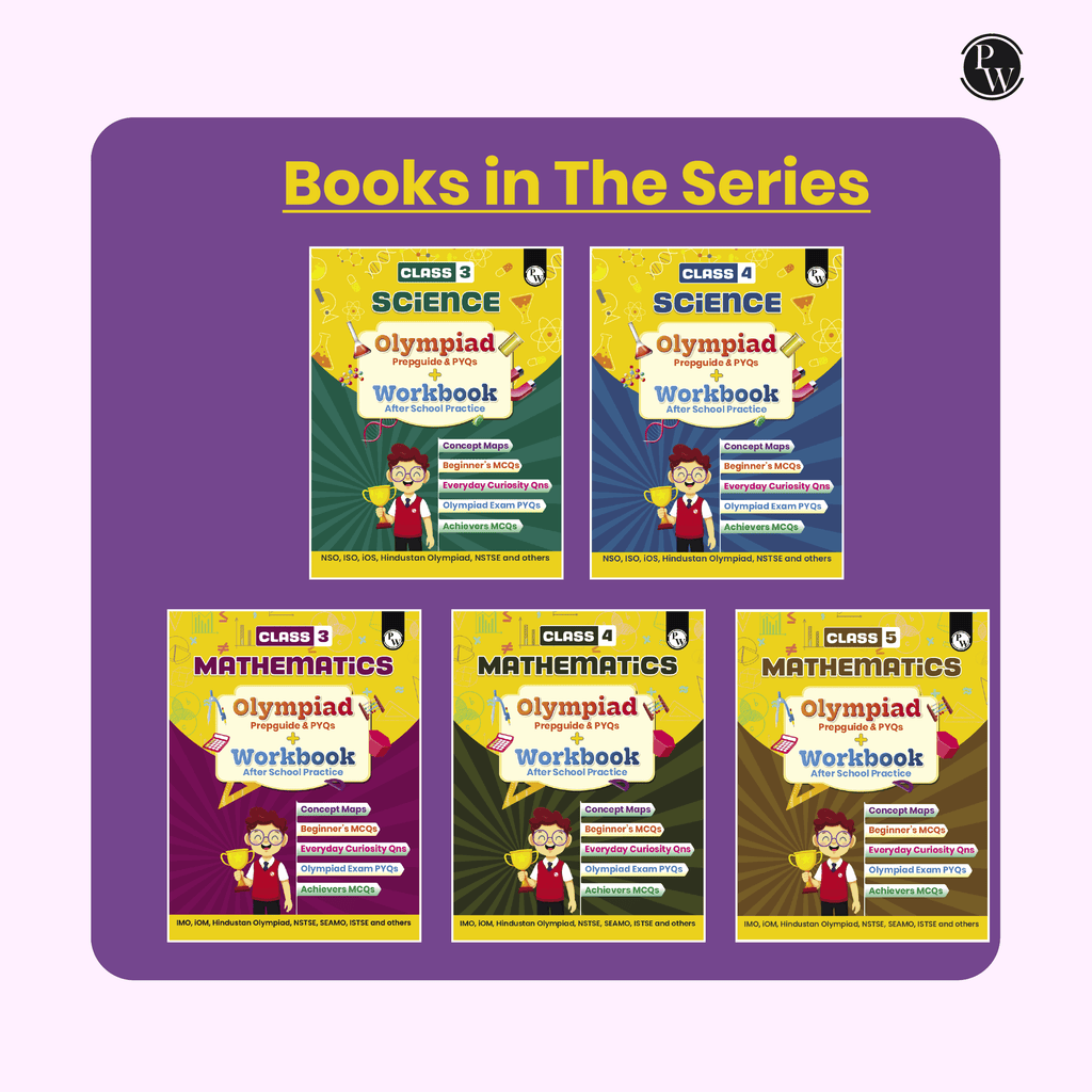 Olympiad Plus Workbook For Class 5 Science Prepguide, Concept Map, PYQs and Worksheets For After School Practice | NSO, ISO, iOS, Hindustan Olympiad, NSTSE and Others