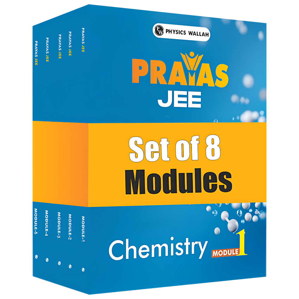 Prayas For JEE Main & Advanced Droppers Chemistry Modules with Solutions Combo Set of 8 Books (2025 Edition)