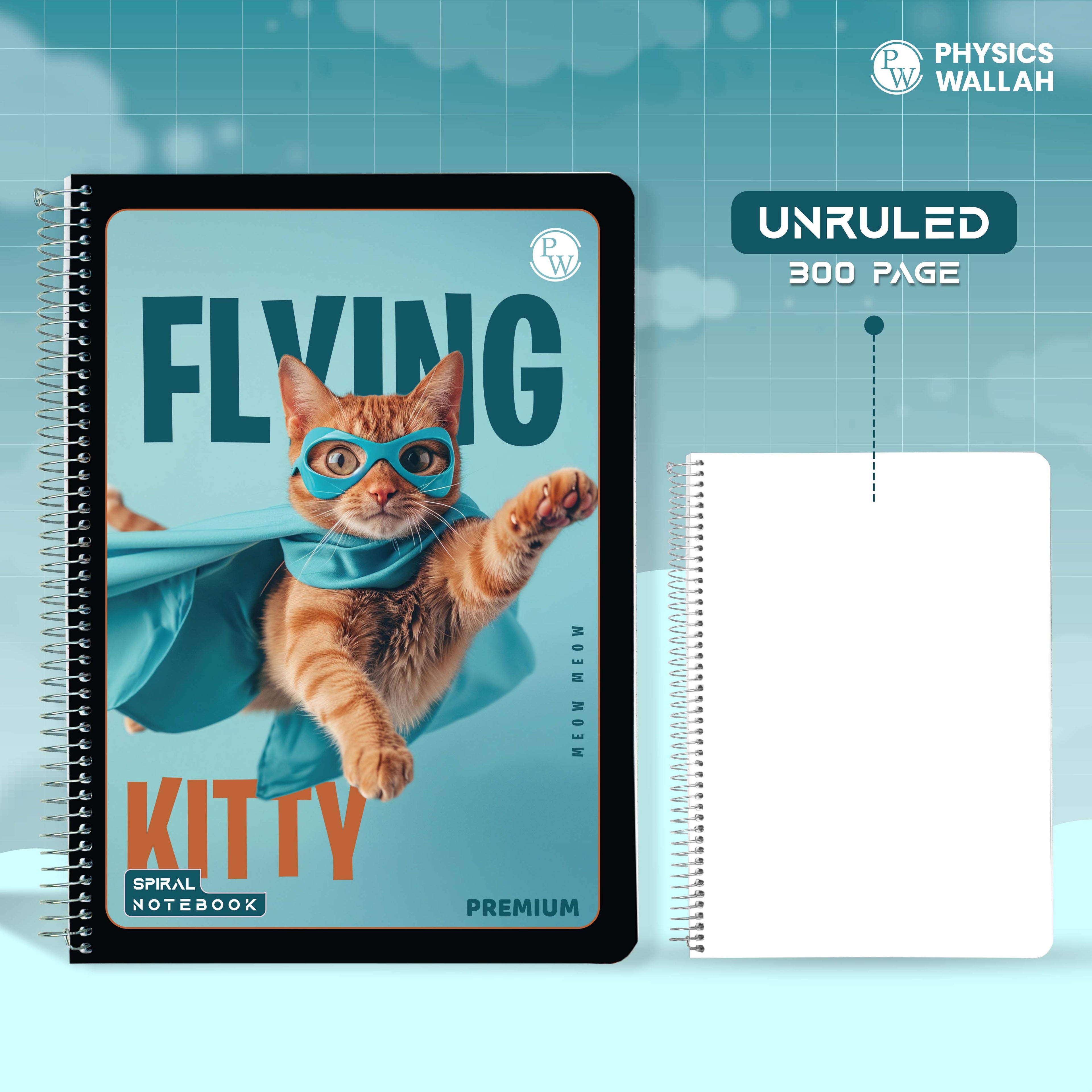 Flying Cat notebook