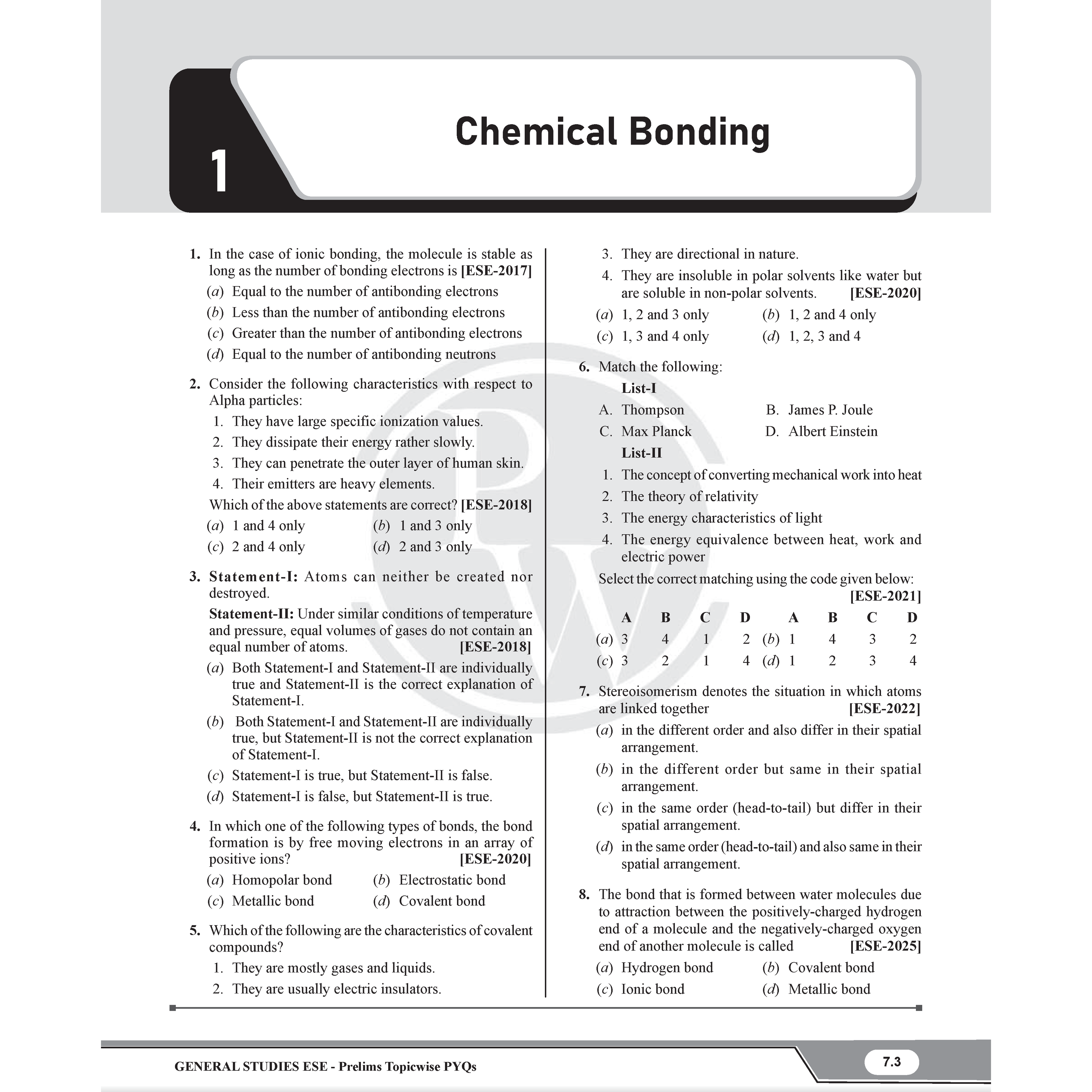 UPSC ESE Topicwise Previous Years Solved Questions Electronics & Telecommunication Engineering Preliminary Examination Volume 1 & 2 and General Studies & Engineering Aptitude Set of 3 Books for 2026
