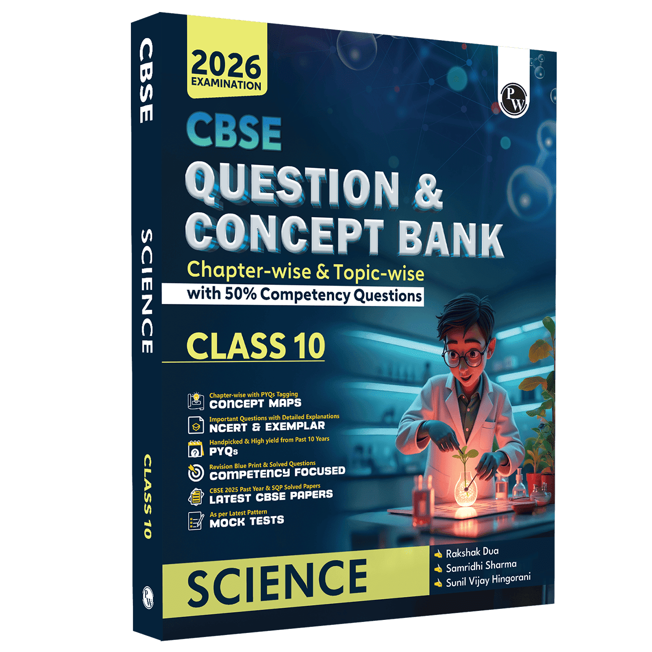 CBSE Question & Concept Bank (QCB) Class 10 Science Chapter-wise and Topic-wise Solved Questions For 2026 Exams with 50% Competency Based Question