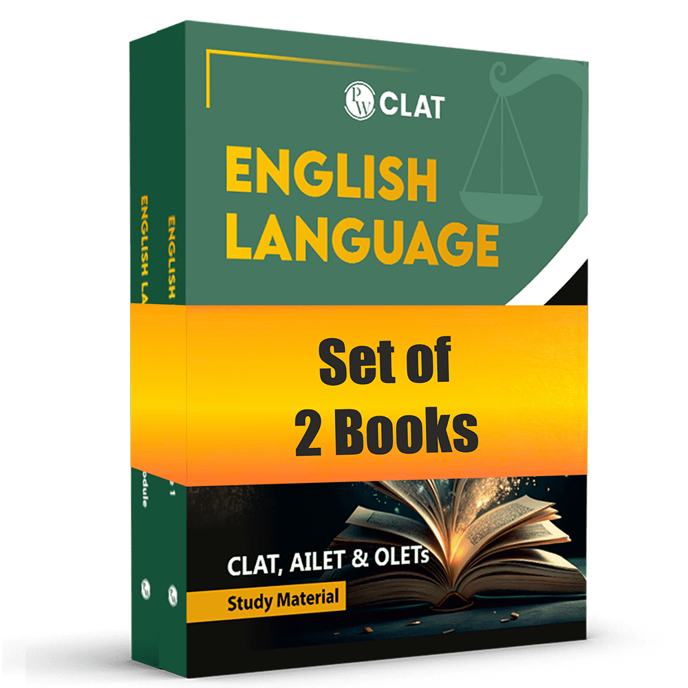 CLAT Complete English Module Set of 2 For CLAT, AILET & OLETs Exams 2026 Latest Edition