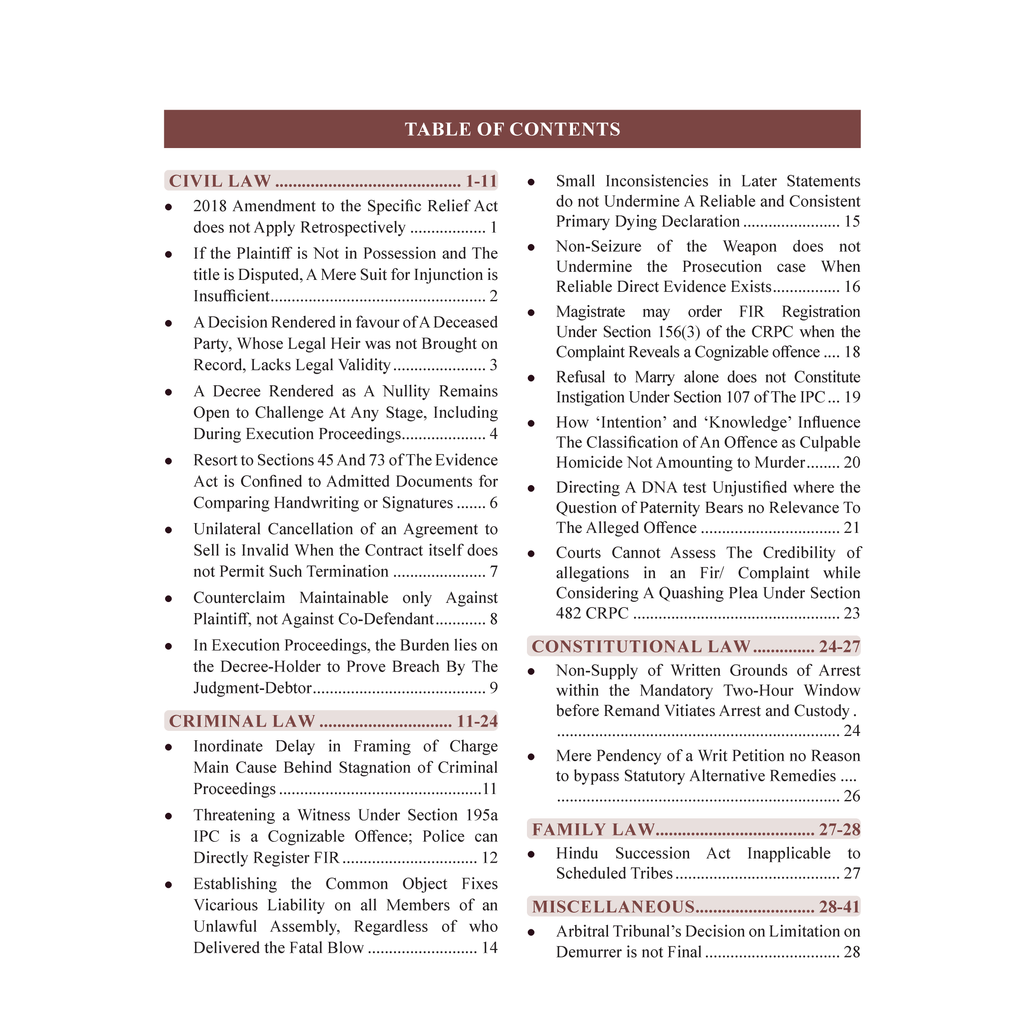 Judiciary Legal Magazine November 2025