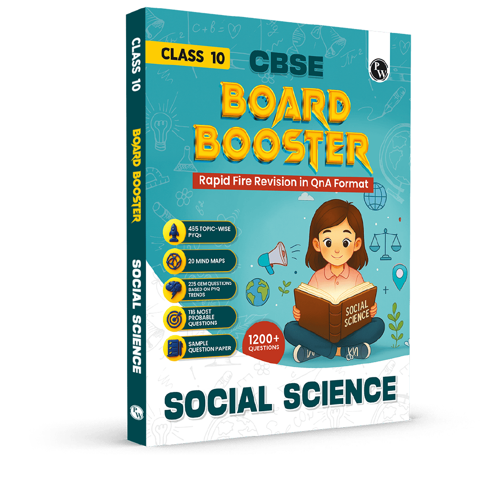 CBSE Class 10 Board Booster Social Science Question Bank For 2026 Board Exams l 1200+ Questions l Rapid Revision l Topicwise PYQs, Mind Maps, GEM Questions & Most Probable Questions