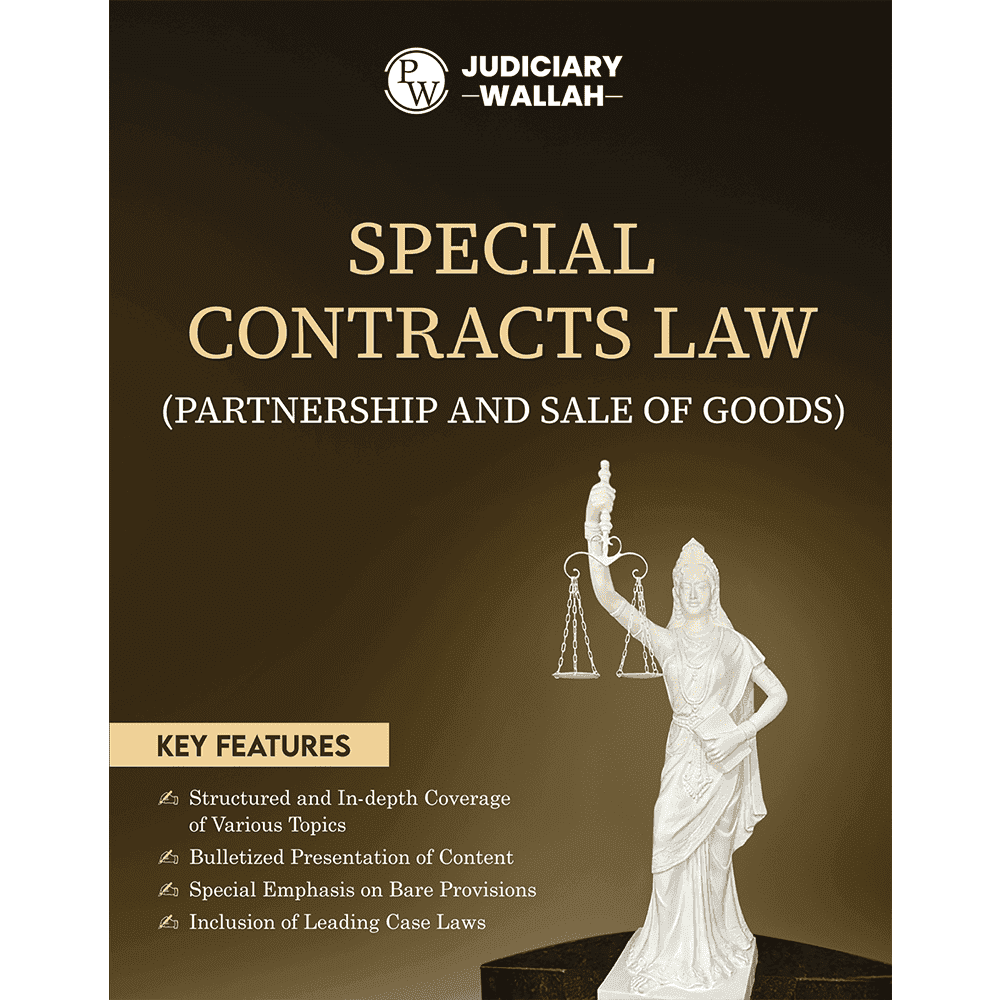Judiciary Special Contracts Law | Complete Guide For Judicial Service Exam Prep | Case Laws, Legal Maxim, In-Depth Coverage of Key Concepts & Detailed Analysis