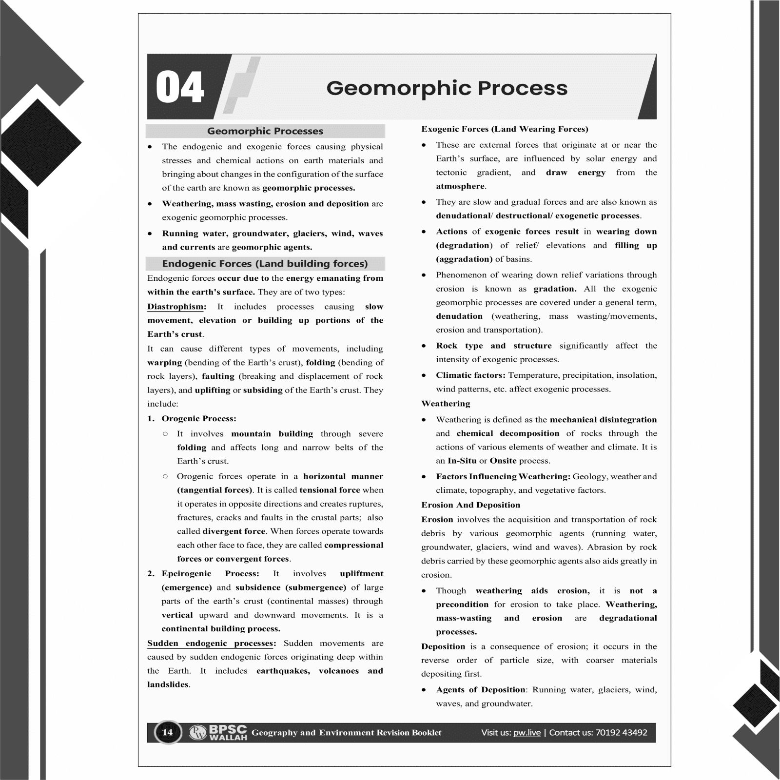 PWONLYIAS BPSC Prelims Wallah 6 Revision Booklets for 70th BPSC Prelims Exam 2024 Latest Edition