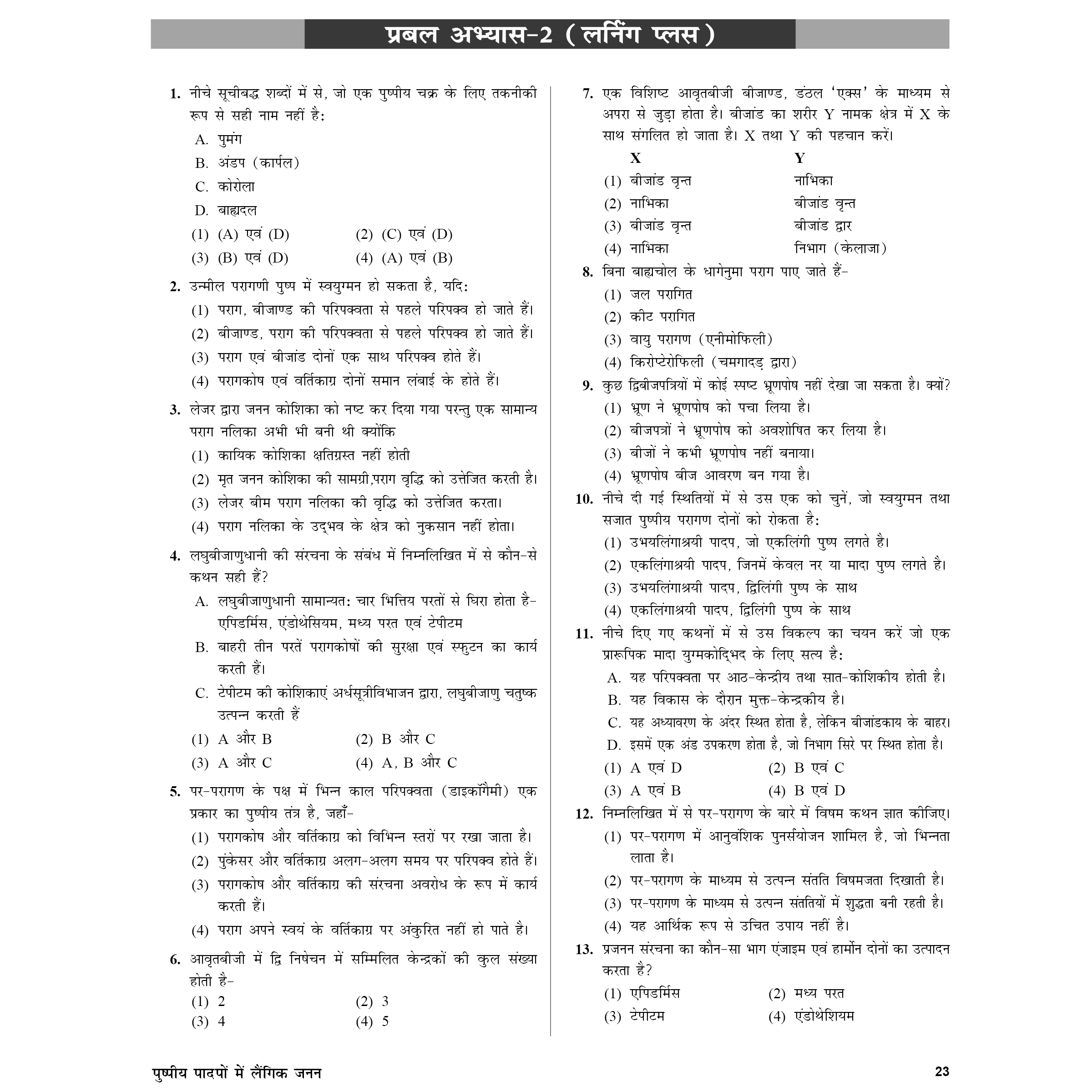 Lakshya For NEET Hindi Edition Class 12 Botany Module 1 & 2 and Zoology Module 1 & 2 Combo Set of 4 Books (2025 Edition)