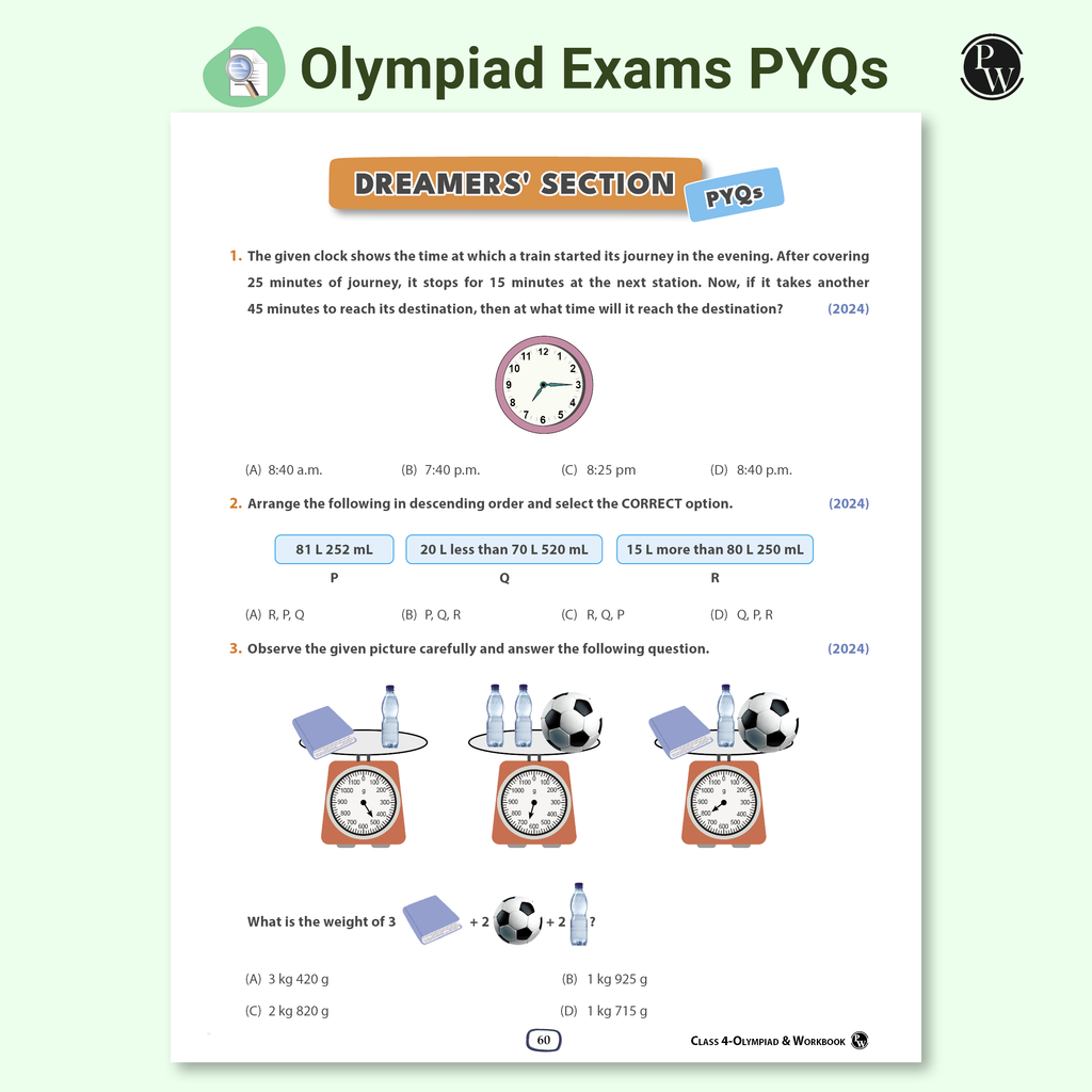 Olympiad Plus Workbook For Class 4 Mathematics Prepguide, Concept Map, PYQs and Worksheets For After School Practice | IMO, iMO, Hindustan Olympiad, NSTSE, SEAMO, ISTSE and Others