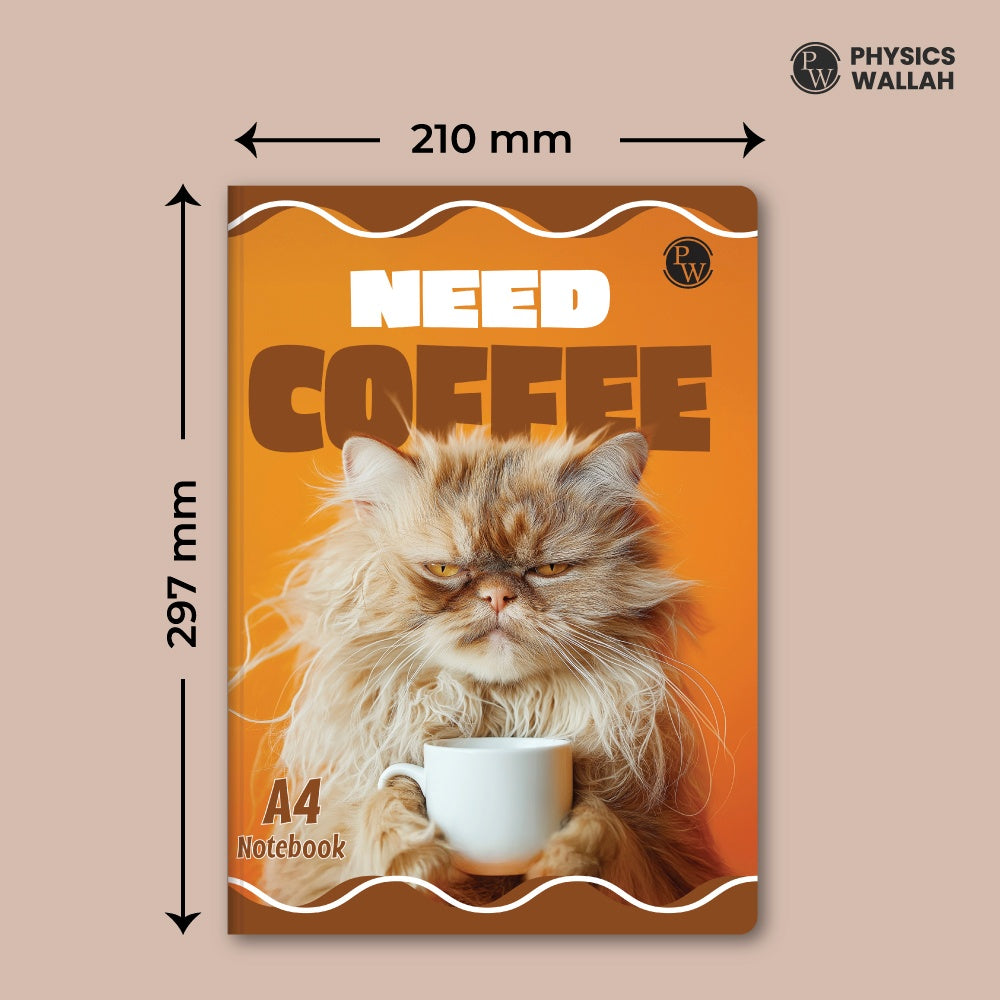 400 Pages A4 Notebook | Sinacgle line | Ruled Notebook for School, College & Office Use | Smooth Paper | Durable Cover