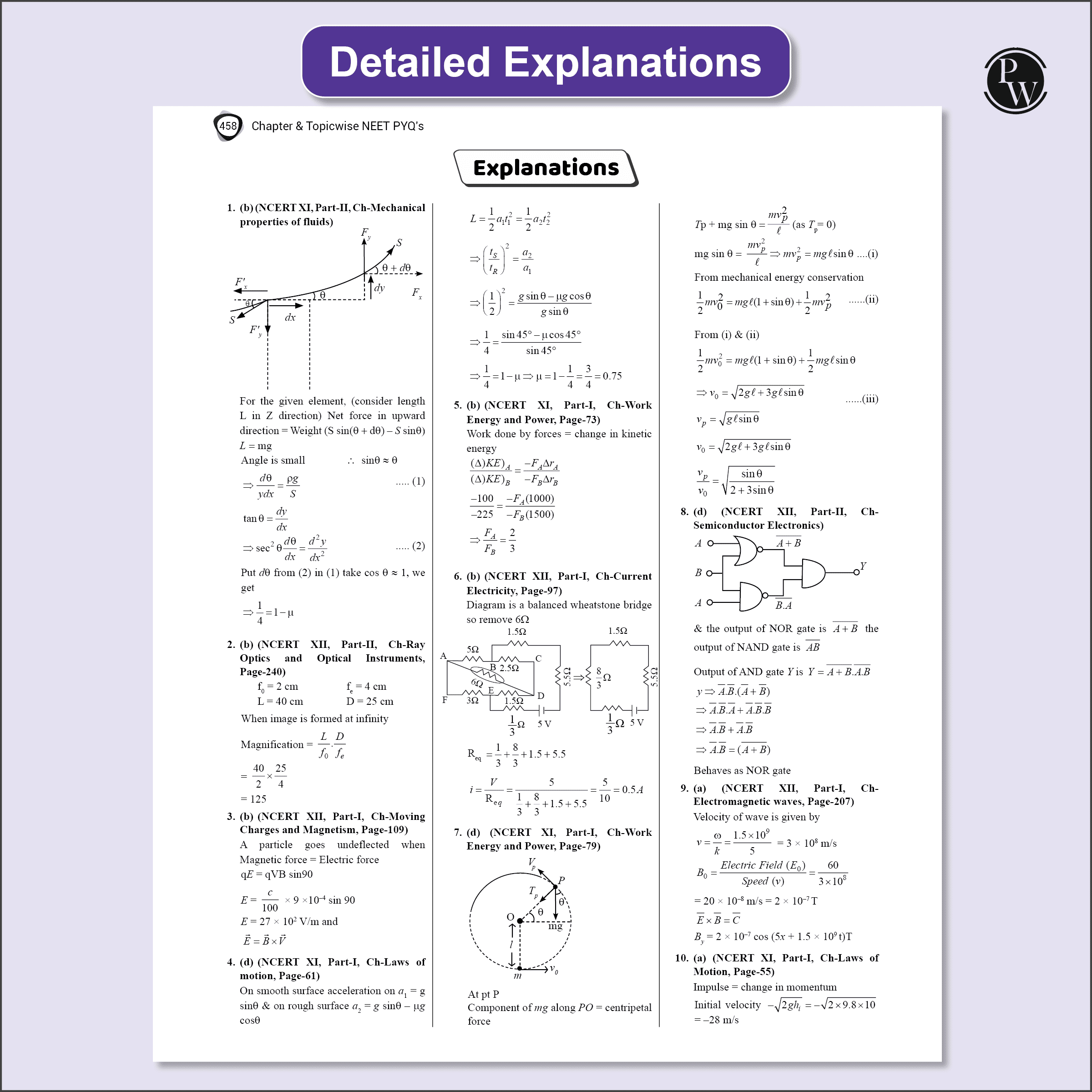 NEET 13 Years PYQs (2025-2013) Chapterwise & Topicwise Solved Papers | Past Year Questions with Detailed Solutions | Extra PYQs of Re-NEET & New Essentials