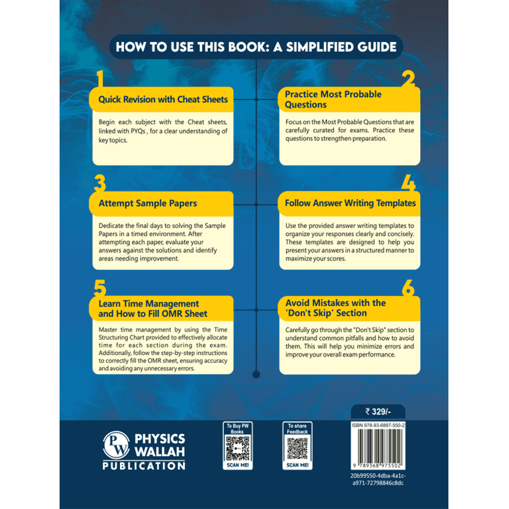 End Game For CBSE Class 10 Board 2025 Exams Science, Maths, English, Social Science | Answer Writting Tips, Cheat Sheets with PYQs Mapping, Selected Most Probable Questions