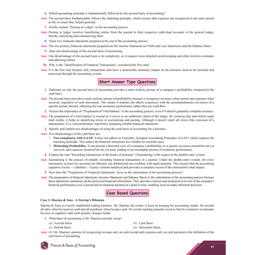 CBSE Question & Concept Bank (QCB) Class 11 Accountancy Chapter-wise and Topic-wise Solved Questions For 2026 Exams with Competency Based Question