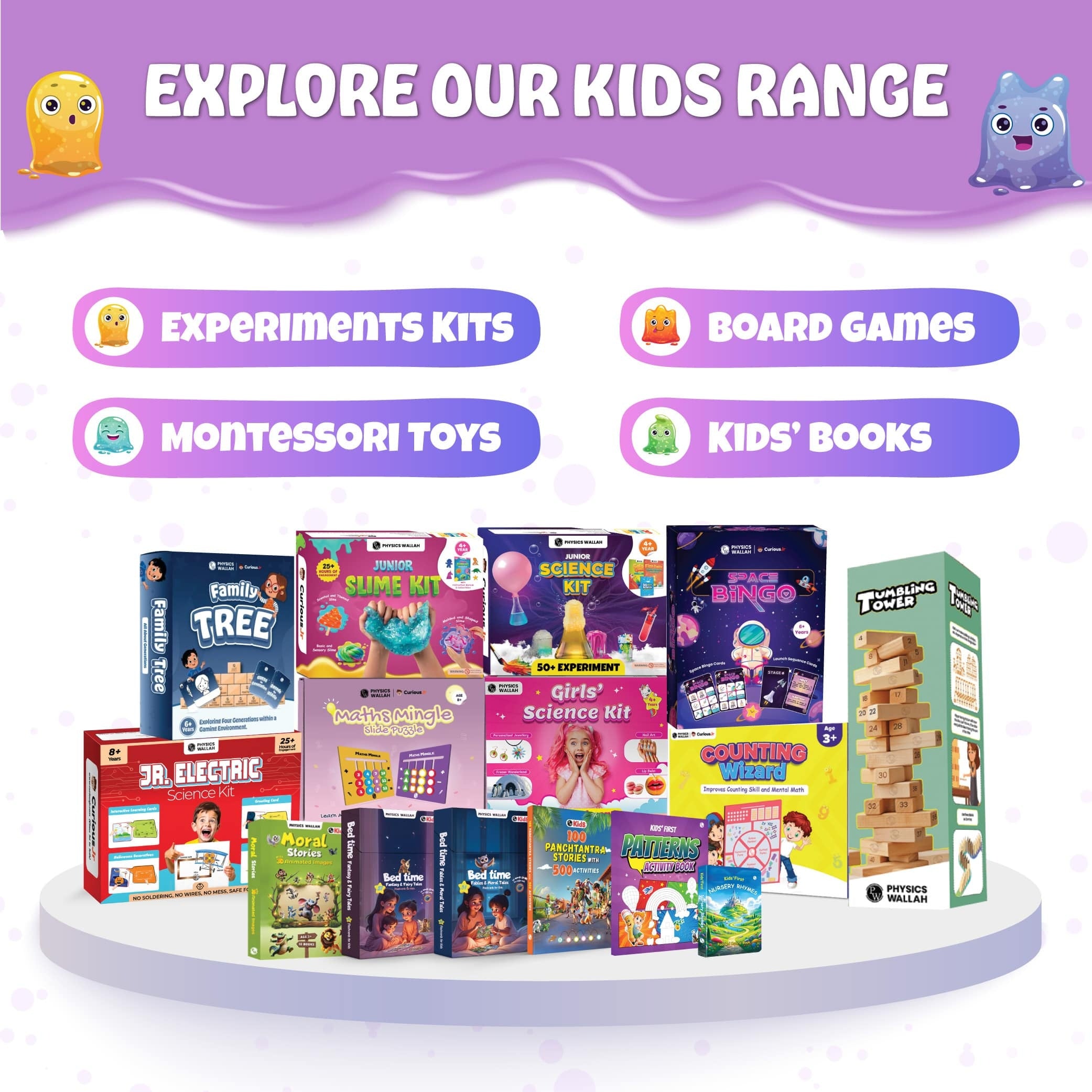 200ml DIY PVA Slime Glue & 50ml Activator, Glue for Smooth & Stretchy Slime, Mess-Free Learning for Boys & Girls, Safe & Non-Toxic Materials, Clear White -Waterproof & Washable Adhesive