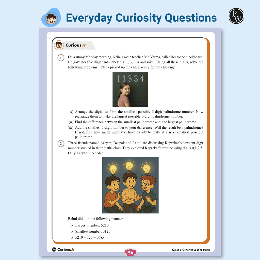 Olympiad Plus Workbook For Class 6 Mathematics Prepguide, Concept Map, PYQs and Worksheets For After School Practice | IMO, iOM, Hindustan Olympiad, NSTSE, SEAMO, ISTSE and Others