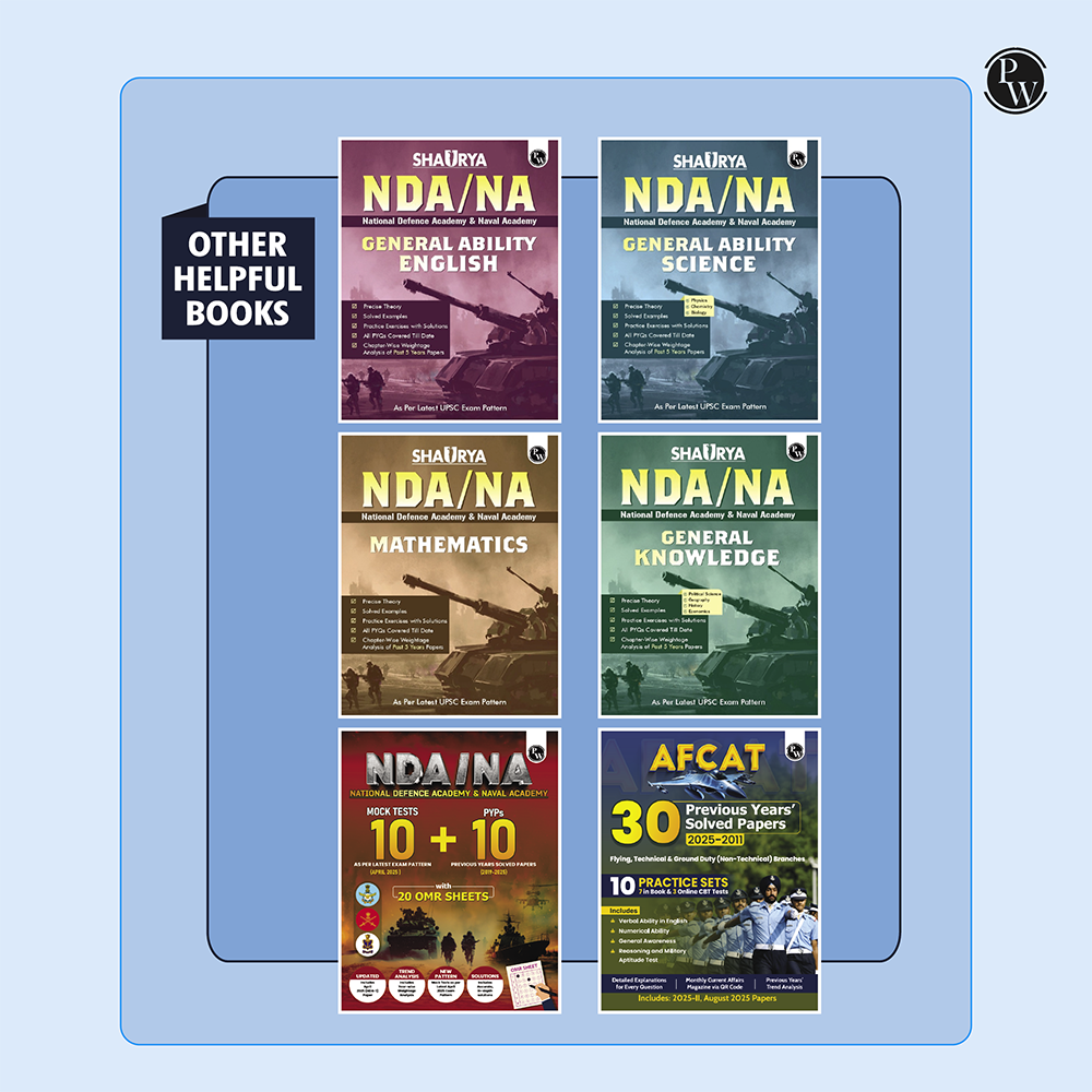 NDA/NA National Defence Academy & Naval Academy 23 Previous Years Solved Papers (2014 - Sept 2025) Chapterwise & Topicwise 7500+ PYQs l Maths & General Ability For Exam 2026