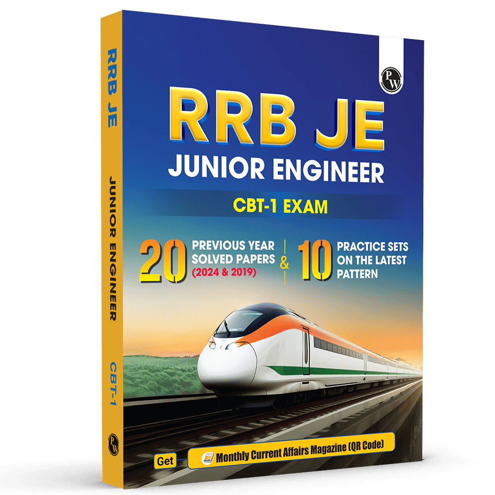 RRB JE (Junior Engineer) CBT-1 Exam 2025-26 | 20 Previous Year Solved Papers (2024 & 2019) PYQ with 10 Practice Sets on Latest Pattern English Medium