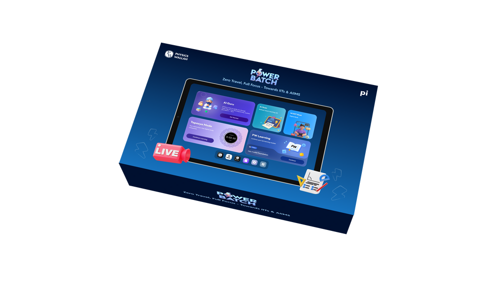 Power Batch Online Course & Pi Tab Complete Learning Kit – Grades 12 NEET with Welcome Pack & Goodies