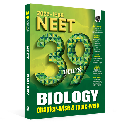 PW NEET PYQ 39 Years Biology For 2027 Exam | PYQ Deja Vu | Additional PYQs from Re-NEET and Other States | Chapterwise and Topicwise Solutions (2026-1988)