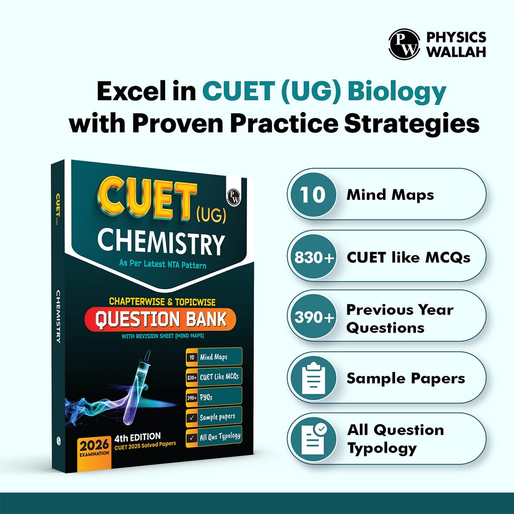 CUET (UG) Chemistry Chapterwise & Topicwise Question Bank for 2026 Exam | Theory & Exercise with Past Year Questions (2025-2022) PYQ and Mock Tests