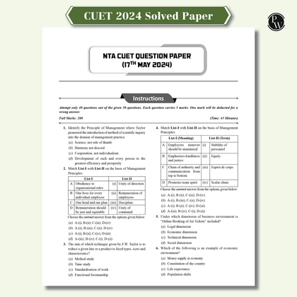 CUET 2024  Edition