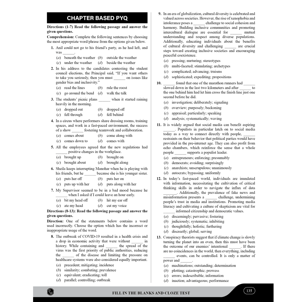 IPMAT Verbal Ability and Reading Comprehension | Topicwise Coverage | Chapterwise PYQs | 900+ Questions | 5 Sectional Tests & 5 Full Mock Tests For IPMAT & JIPMAT