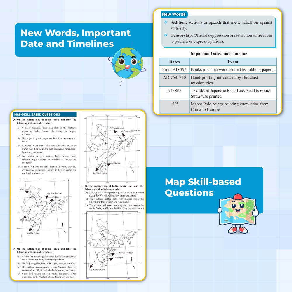 CBSE Class 10 Board Booster Science, Maths, Social Science & English Question Bank Combo Set of 4 Books For 2026 Board Exams l Topicwise PYQs, GEM Questions, Most Probable Questions