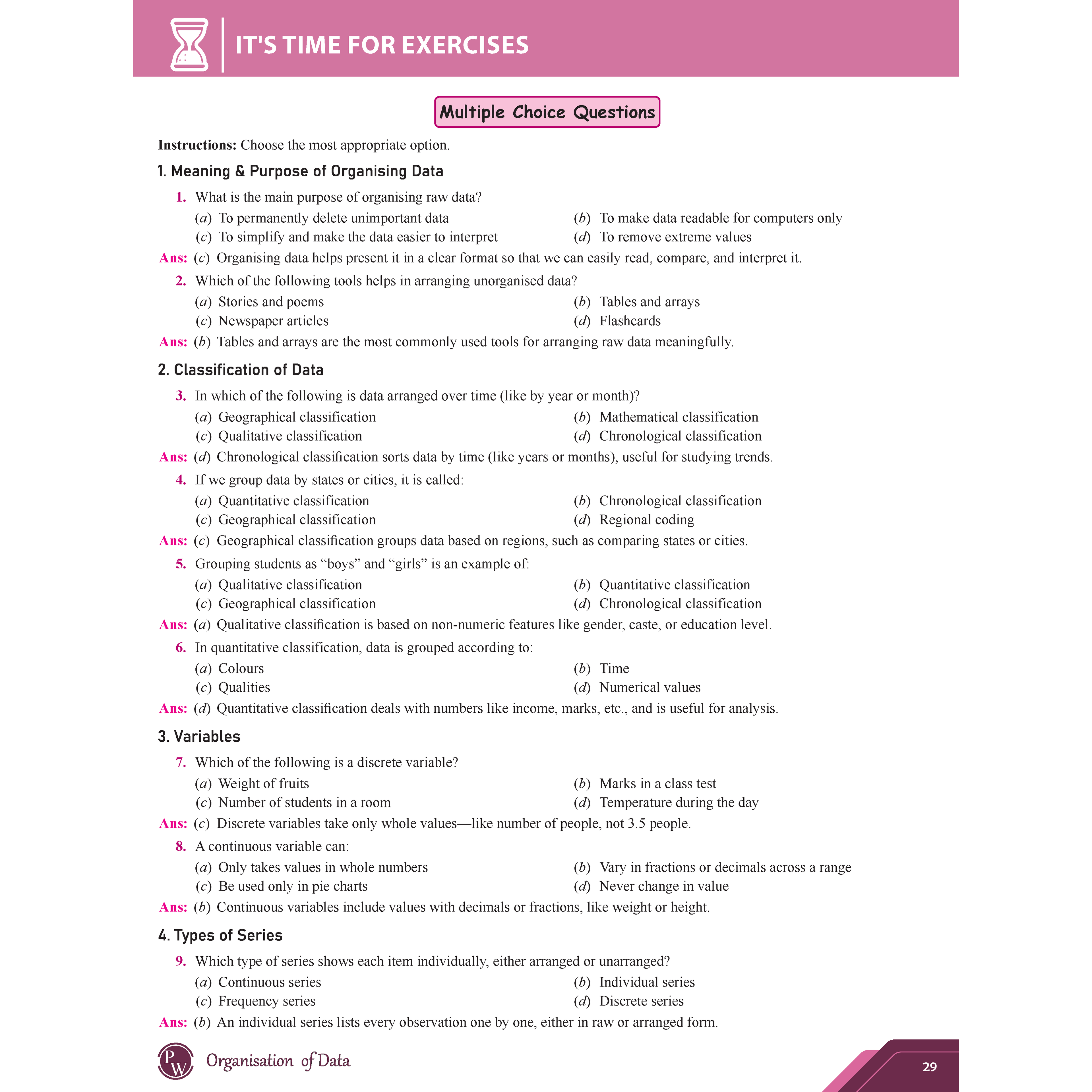 CBSE Question & Concept Bank (QCB) Class 11 Statistics for Economics Chapter-wise and Topic-wise Solved Questions For 2026 Exams with Competency Based Question
