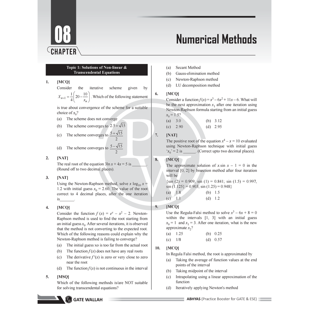 GATE & ESE Abhyas Practice Booster For Engineering Mathematics & General Aptitude | 1200+ Practice Questions