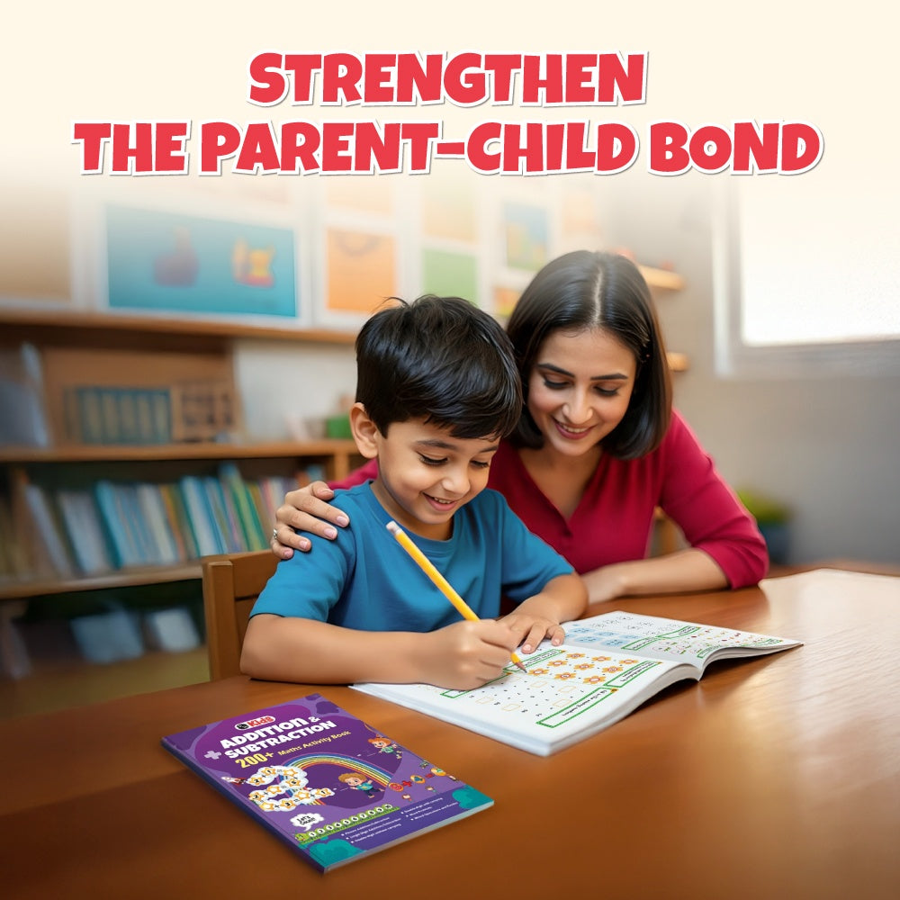 400+ Addition & Subtraction, Multiplication & Division Maths Activity Book Set For 5+ Years Old | Free 500+ Printable Worksheets, Parenting Tips, Practice Book, Word Problems & Puzzles Workbook