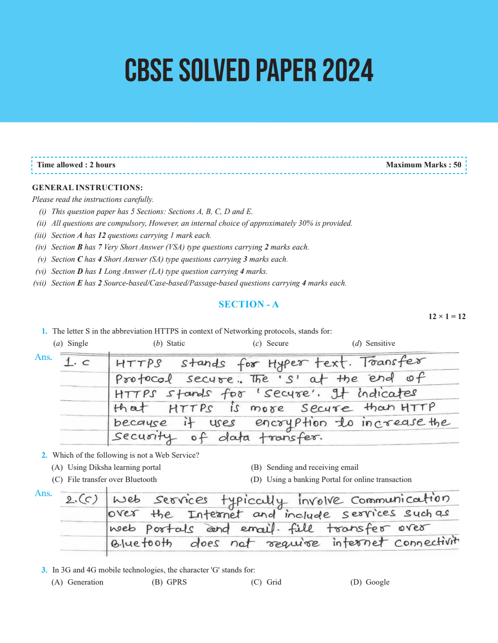 CBSE Question and Concept Bank (QCB) Class 10 Computer Application For 2025 Board Exams Chapterwise and Topicwise Solved Questions