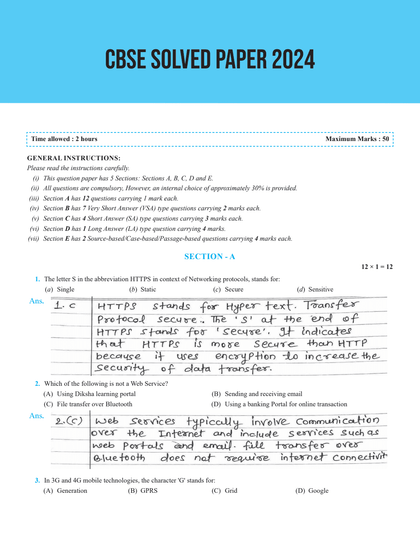 CBSE Question Bank 2024 Ed Class 10