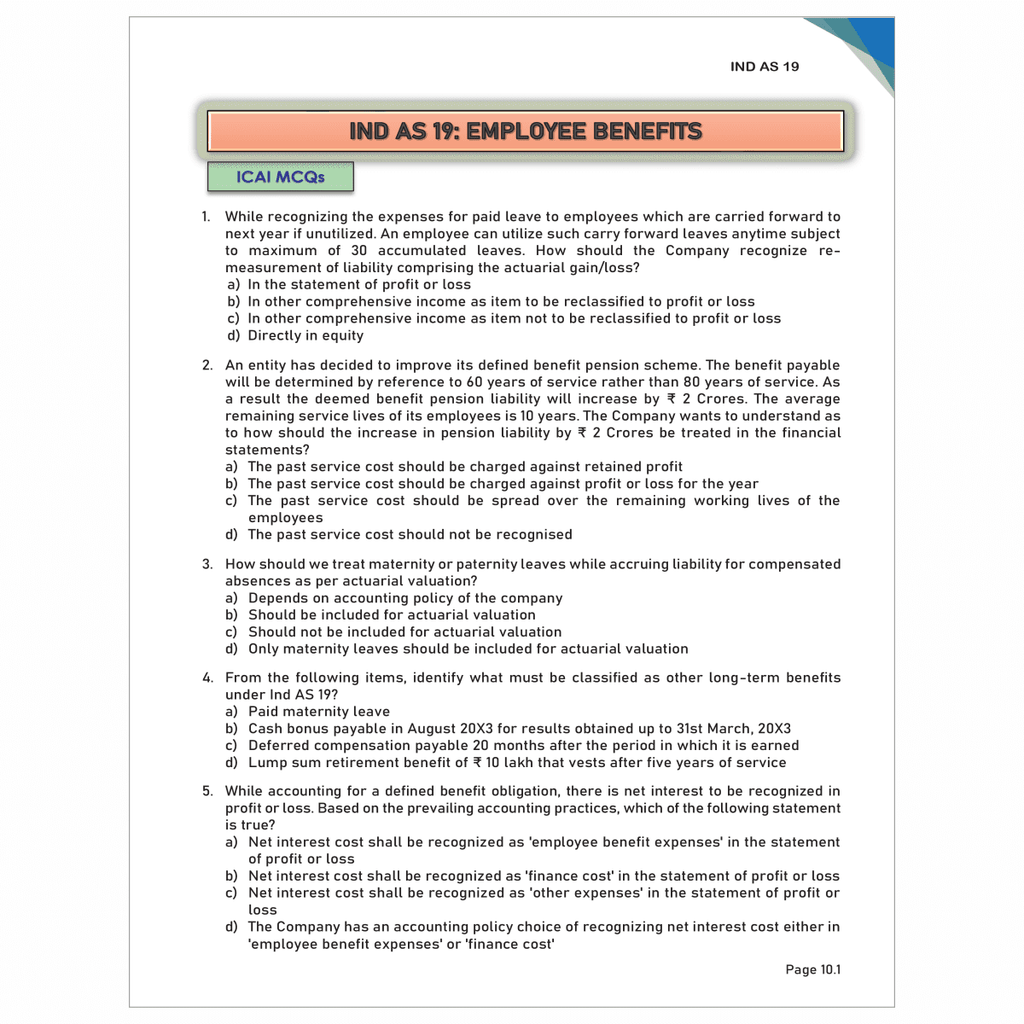 CA Final-Financial Reporting -MCQs & Case Scenarios Booklet by  CA Nitin Goel new edition