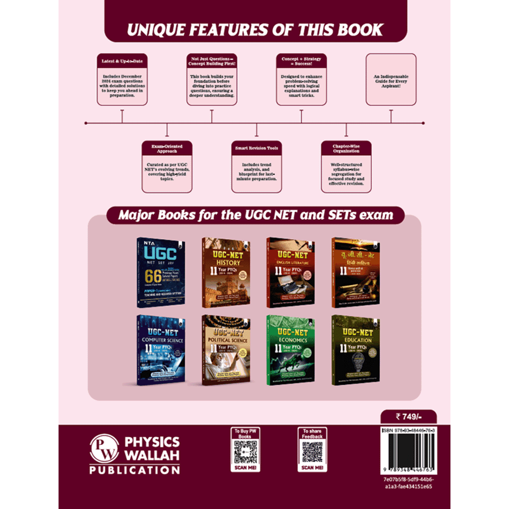 UGC-NET Commerce PYQ 11 Years (2014-2024)|Latest December Session Paper Covered|Chapterwise and Yearwise Previous Year Solved Papers For Phd Entrance, SET, GATE, CUET UG & PG