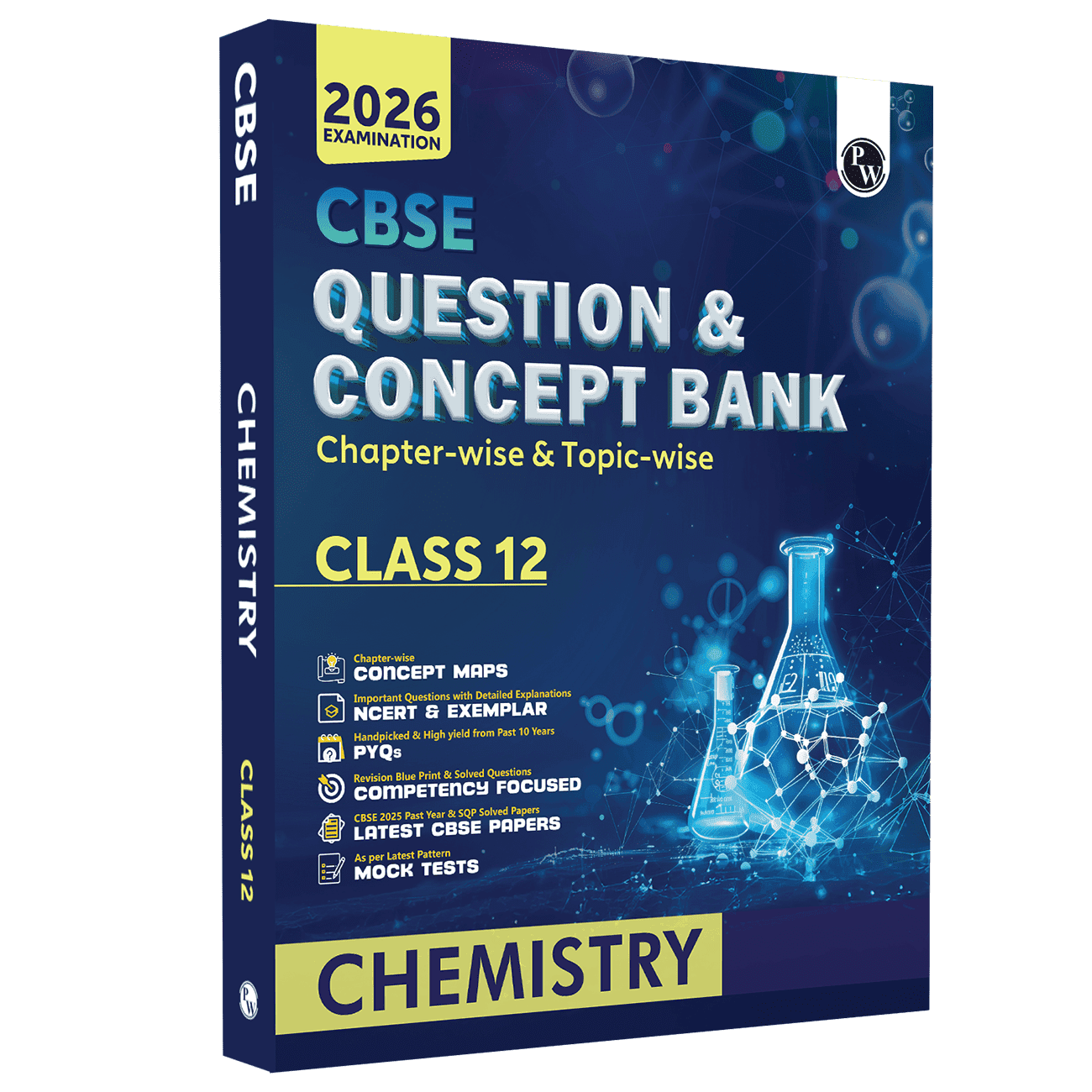 CBSE Question & Concept Bank (QCB) Class 12 Chemistry Chapter-wise and Topic-wise Solved Questions For 2026 Exams with 50% Competency Based Question