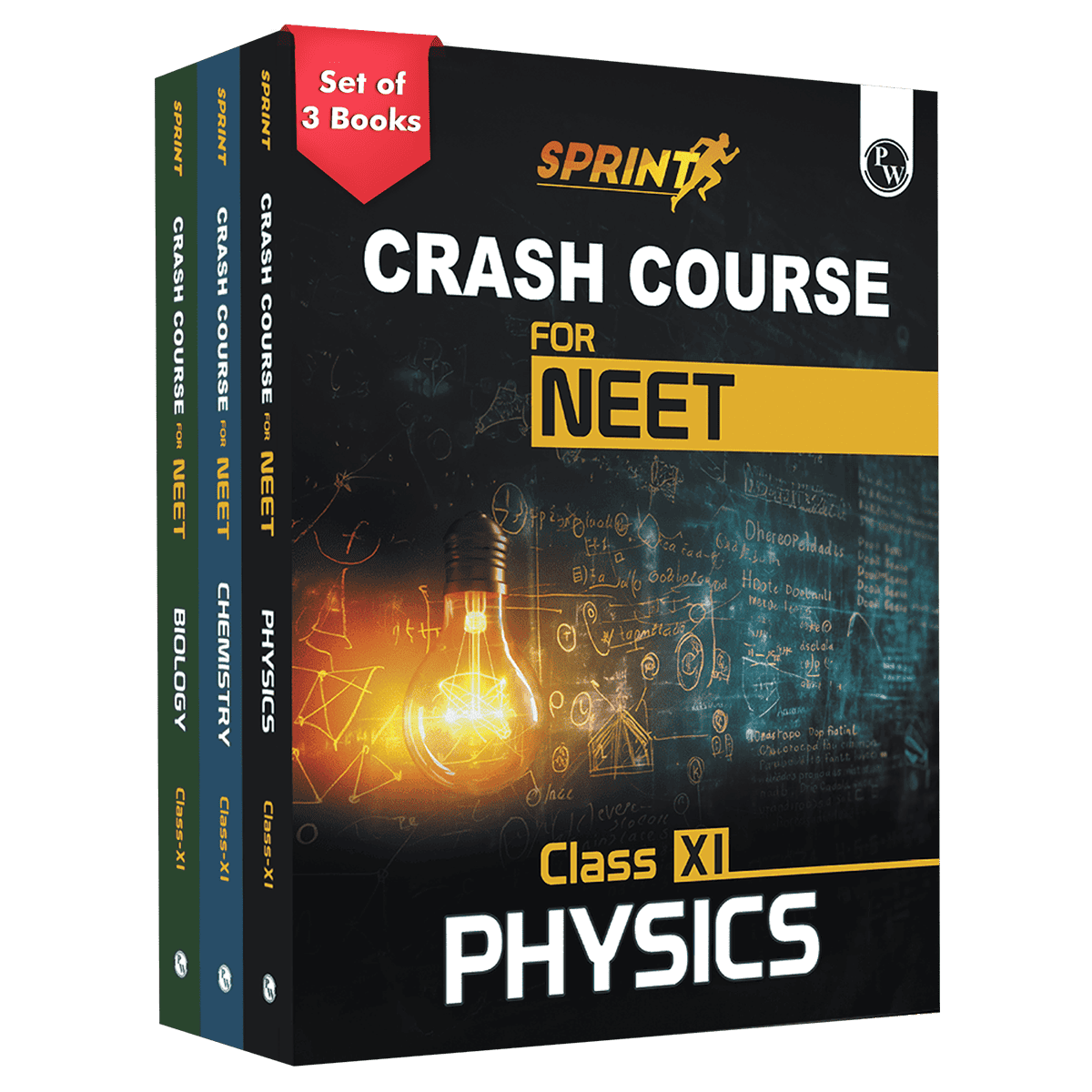 Sprint NEET Crash Course Class 11 Physics, Chemistry, Biology Combo Set of 3 Books For 2025-2026 Exams l 60 Days Study Plan l Crisp Theory & Levelwise Questions