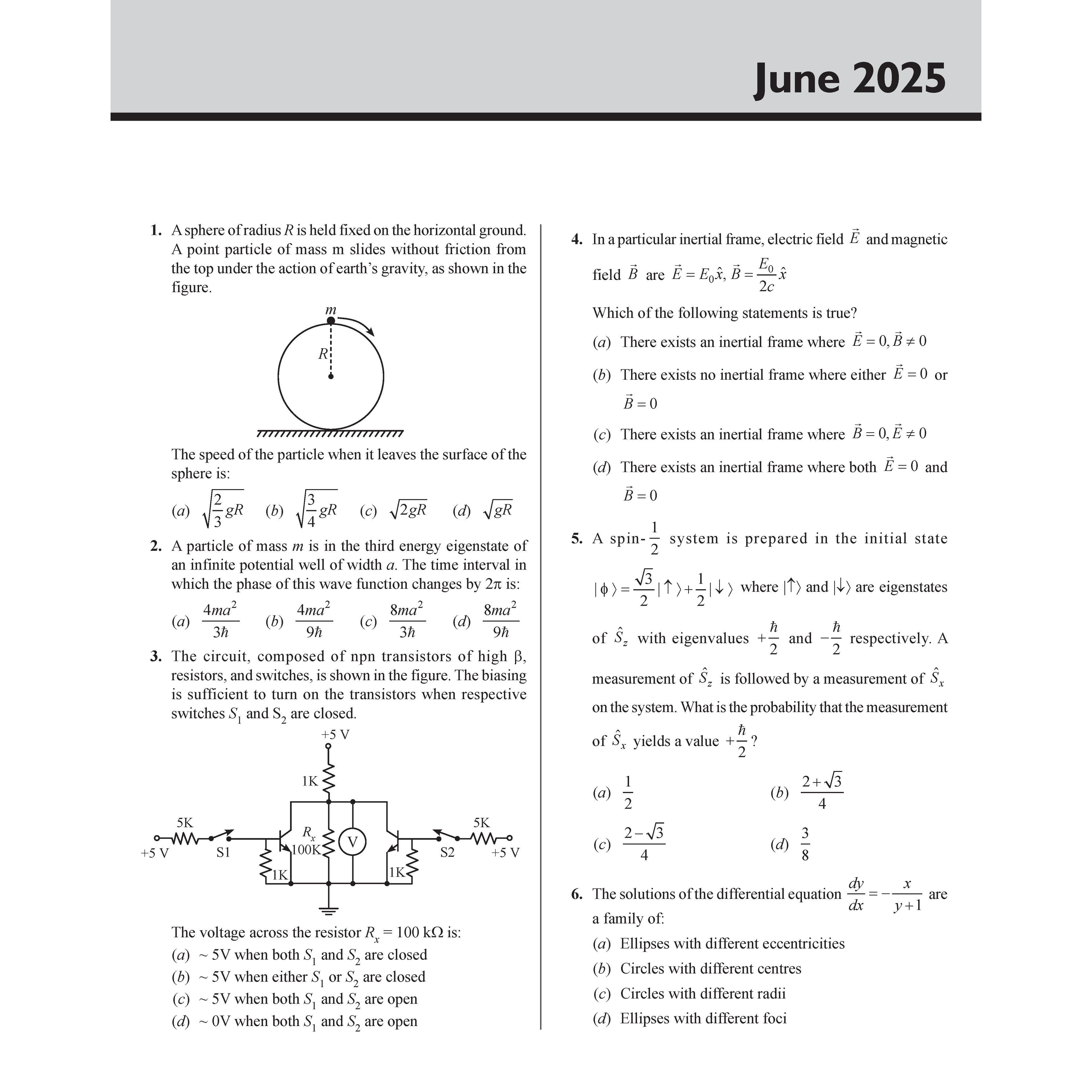 CSIR - NET Recap Physical Sciences Chapterwise & Yearwise Previous Years Solved Papers (2025-2015) PYQ Latest December 2024 Paper Covered l TIFR, JEST, GATE and IIT JAM