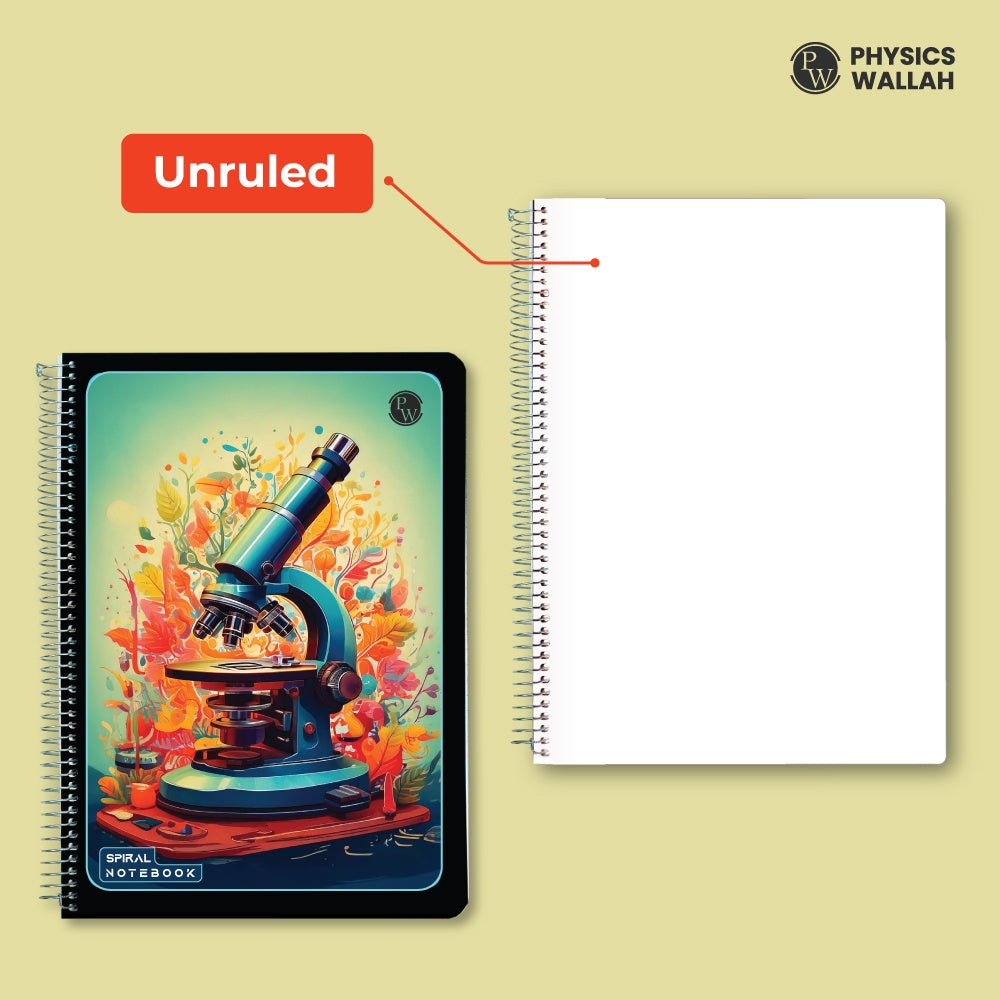 400 Pages A4 Size Spiral Binding Notebook  set of 3 | UnRuled Register Notebooks for Students & Office |Spiral Register for Writing & Note-Taking