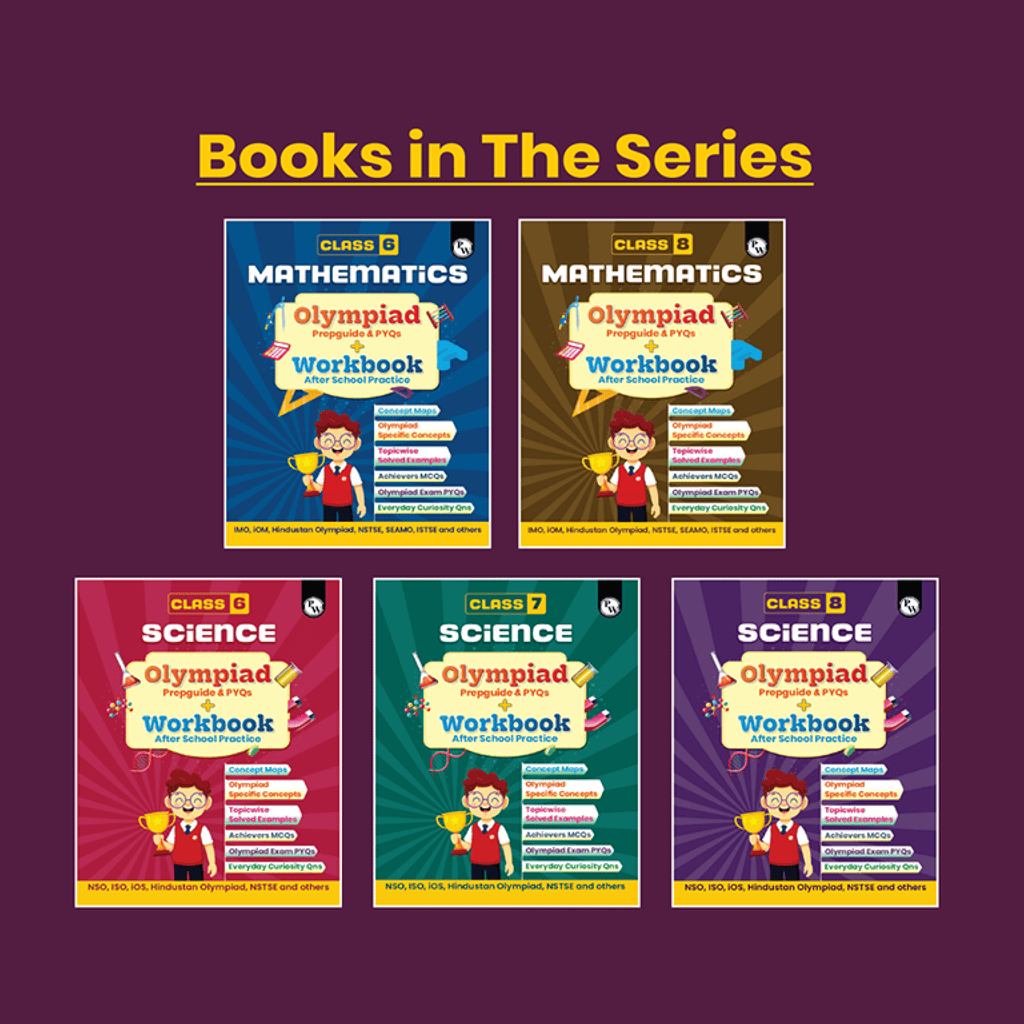 Olympiad Plus Workbook For Class 7 Mathematics Prepguide, Concept Map, PYQs and Worksheets For After School Practice | IMO, iOM, Hindustan Olympiad, NSTSE, SEAMO, ISTSE and Others