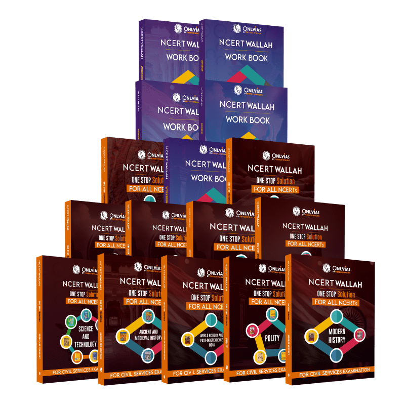 NCERT Summary Books | Workbook and Theory book | Chapter-wise Prelims and Mains Questions for Practice Set of 16 Books