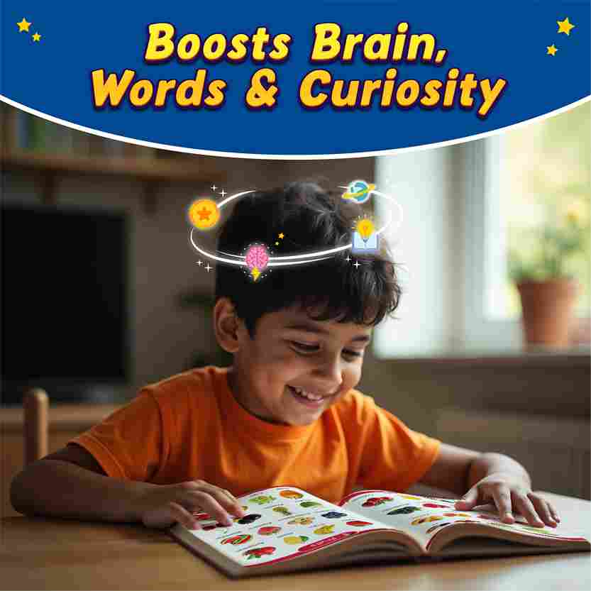 All-in-One 1200 Words & Picture Book for Kids 2+ | ABC, Numbers, Colors & More