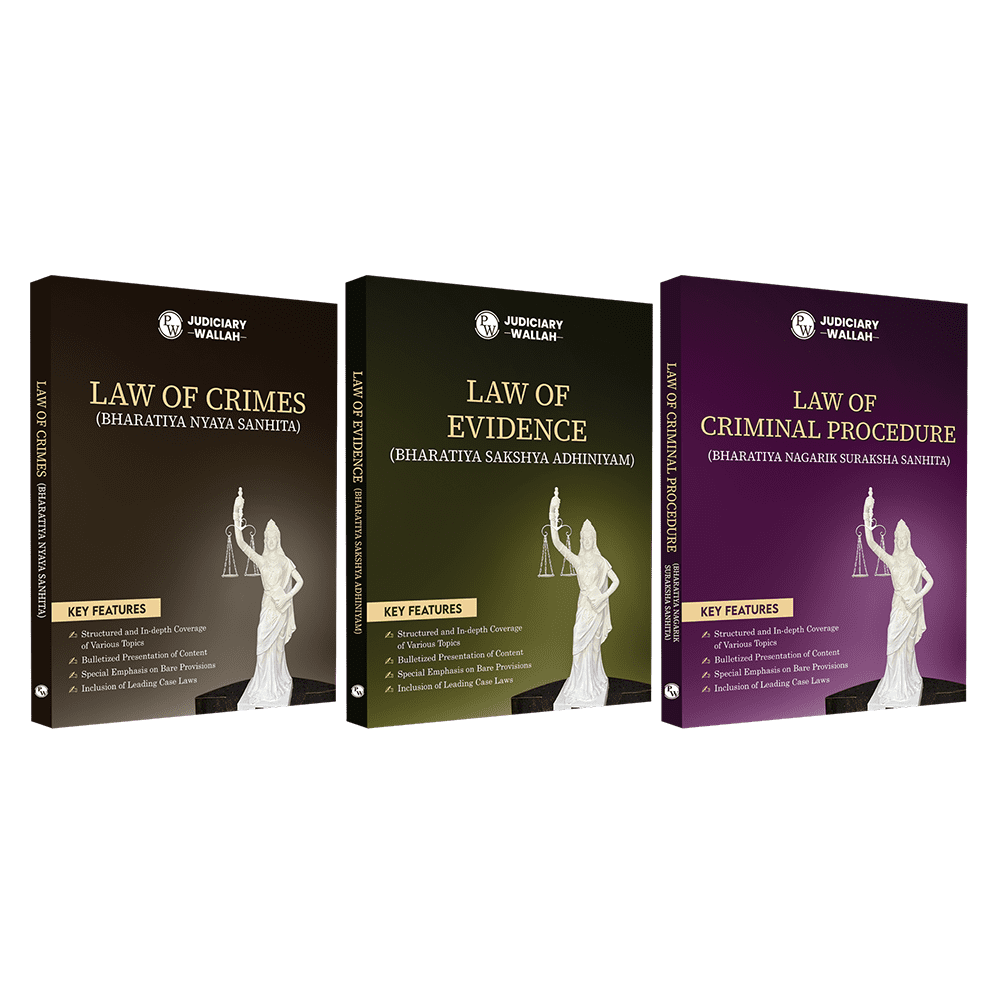 Judiciary Criminal Laws Comprehensive Notes Combo Set of 3 Books | Complete Judicial Service Exam Prep with Case Laws, Legal Maxims & In-Depth Coverage of Key Concepts