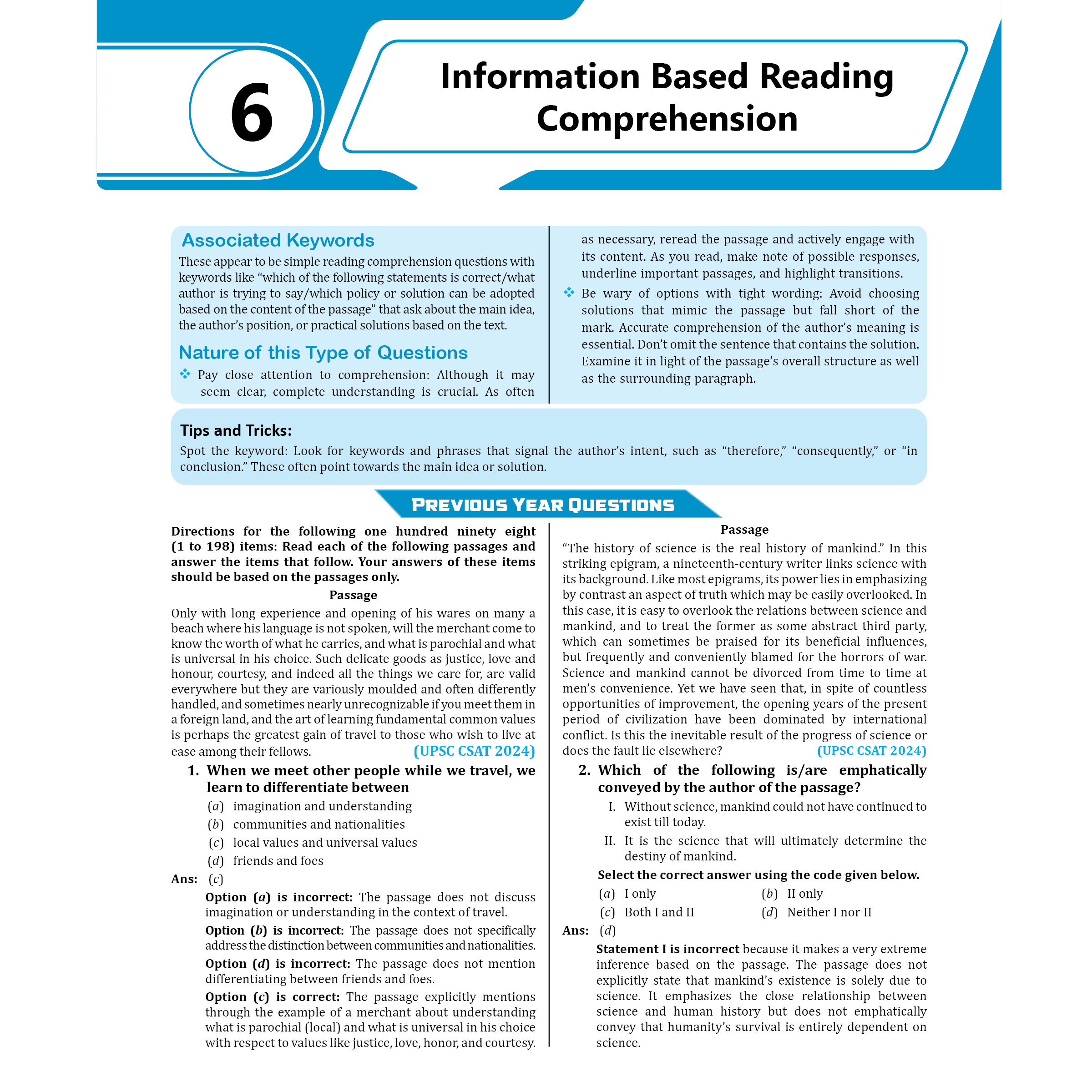 UPSC CSAT Wallah Previous 15 Years' Solved Questions (2025-2011) | Detailed Explanations For Previous Year Questions For Civil Services