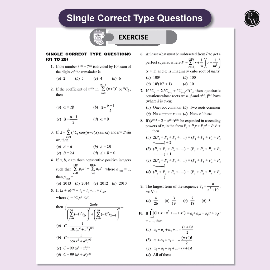 Absolute JEE Advanced Mathematics 2500+ Questions with Formula Sheet Latest Solved Paper and 3 Mock Tests | Covering All JEE Advanced Question Typology