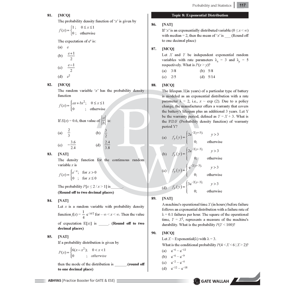 GATE  Abhyas Practice Booster For Civil Engineering Vol 1 & 2 and Engineering Mathematics & General Aptitude Combo Set of 3 Books