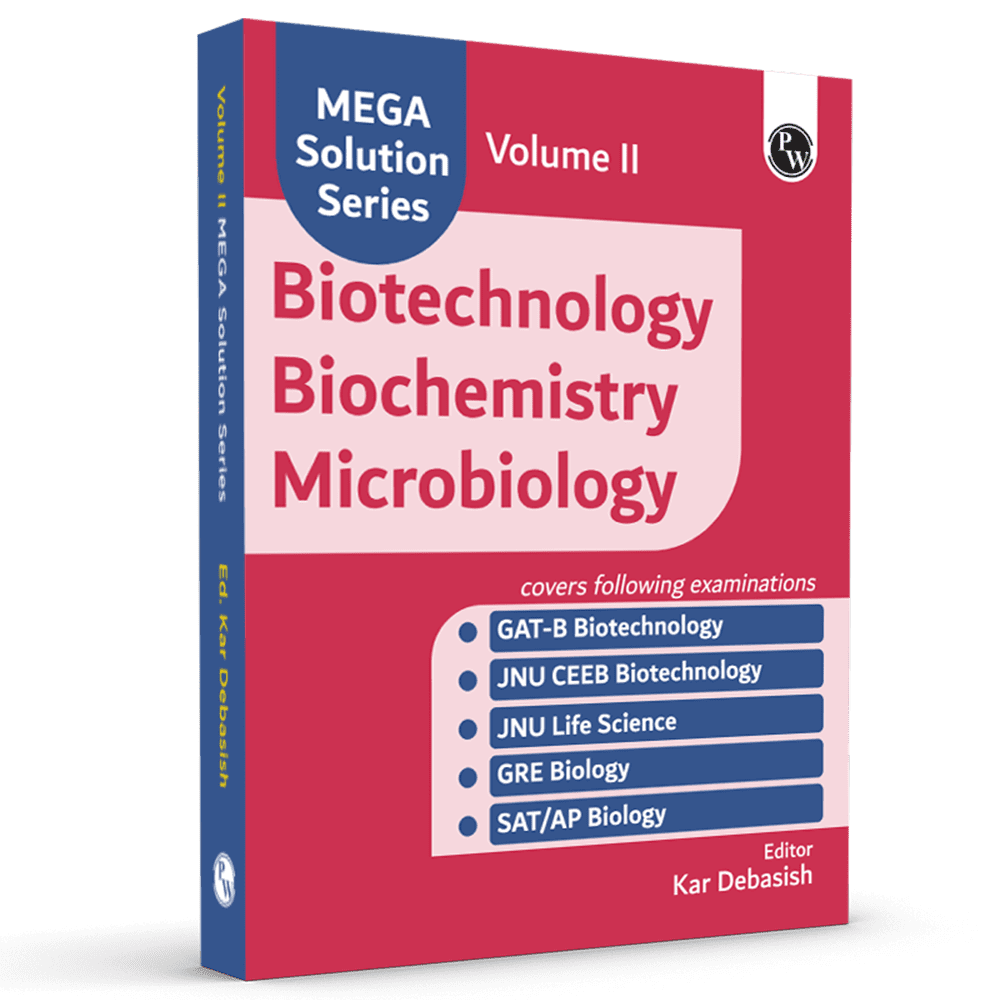 Mega Solution Series Biotechnology Biochemistry Microbiology Volume 2 by Debasish Kar For GAT-B, JNU, GRE 2024-2025 Exams