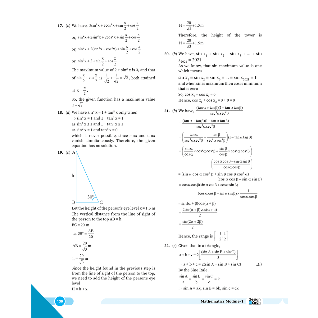 Design & Architecture Higher Matheamtics Practice Modules | NATA, JEE MAINS PAPER 2, JEE AAT