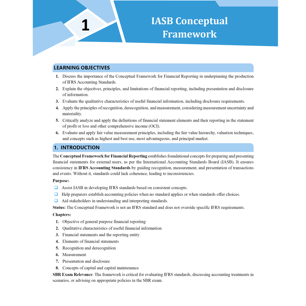 ACCA Strategic Business Reporting (SBR) Concept Book + Question Bank Combo Set of 2 Modules