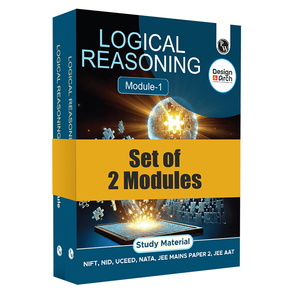 Complete Logical Reasoning Module Set of 2 For Design & Architecture Exams 2026 Latest Edition | NIFT, NID, UCEED, NATA, JEE Mains Paper 2, JEE AAT