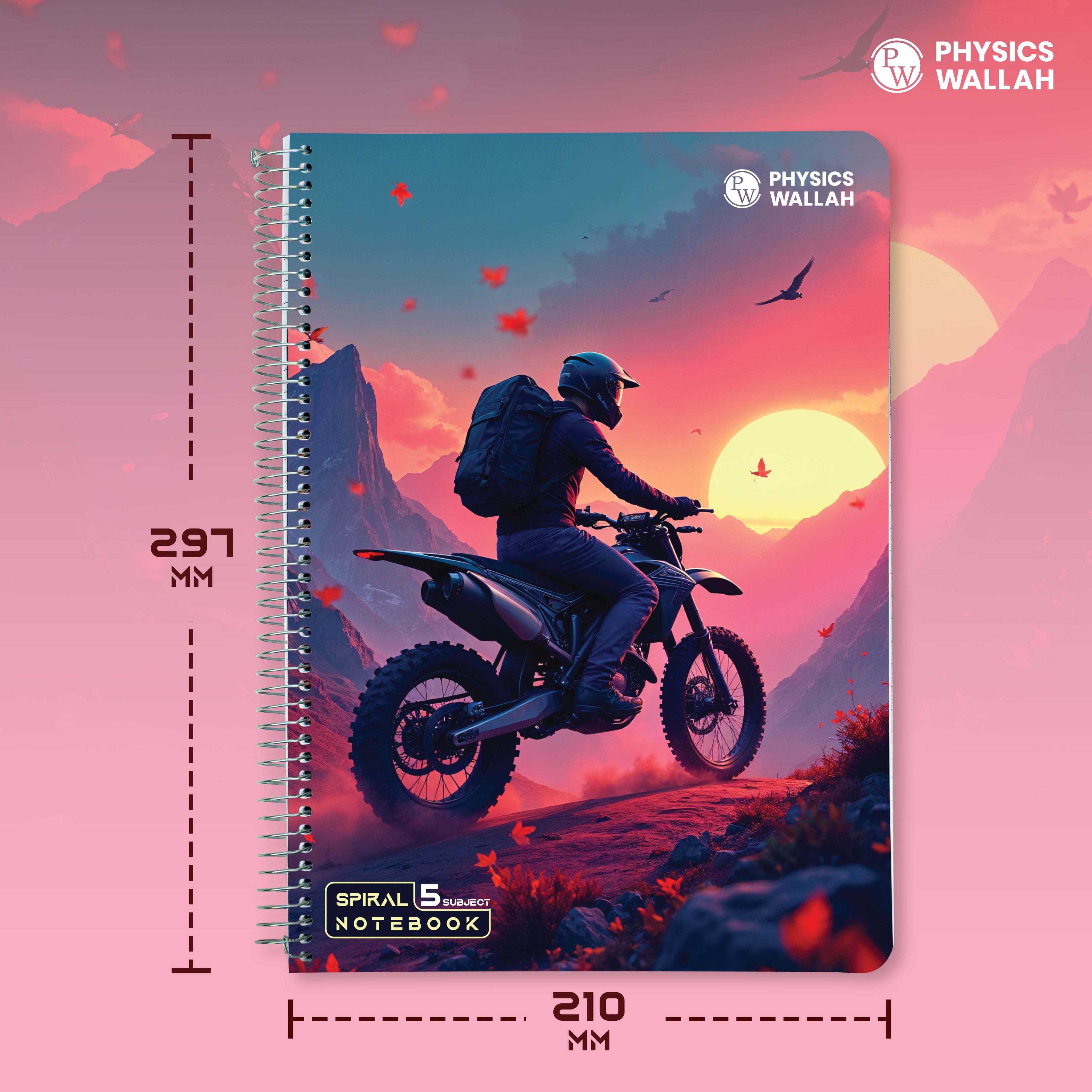 Writing Kit for School and Exam Prepration – Notebooks 250 pages and Ball Pens